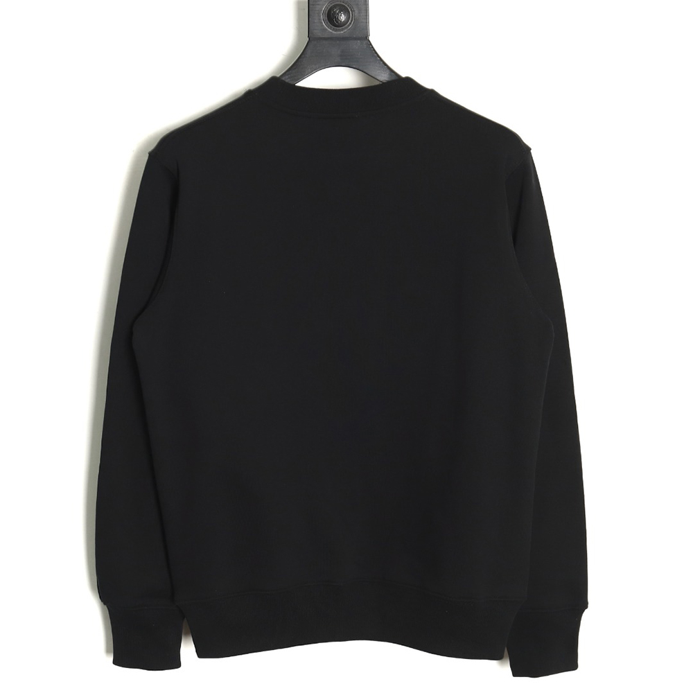 Loewe Displaced Logo 3D Embroidered Crew Neck Sweatshirt