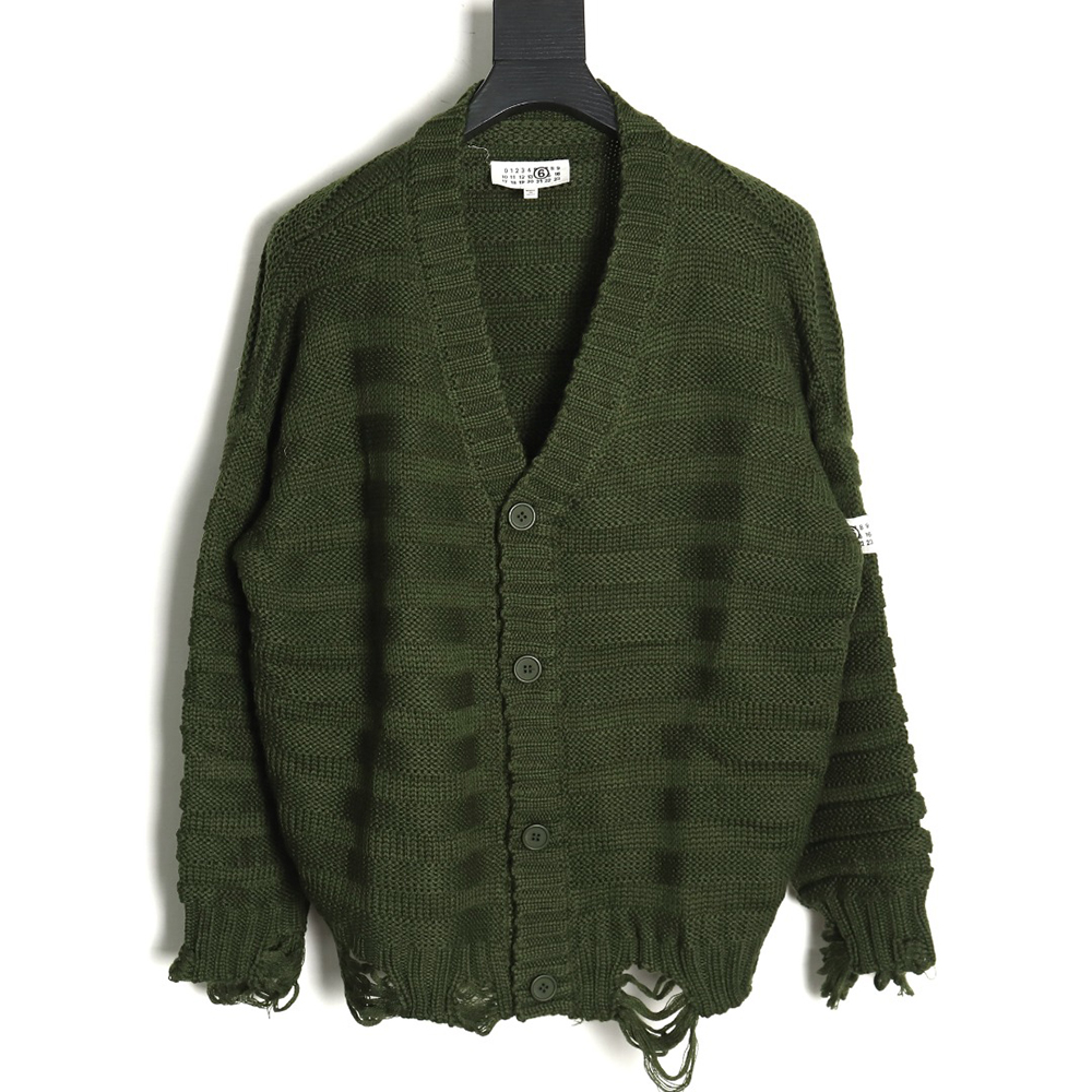 Maison Margiela Destroyed Knit Cardigan