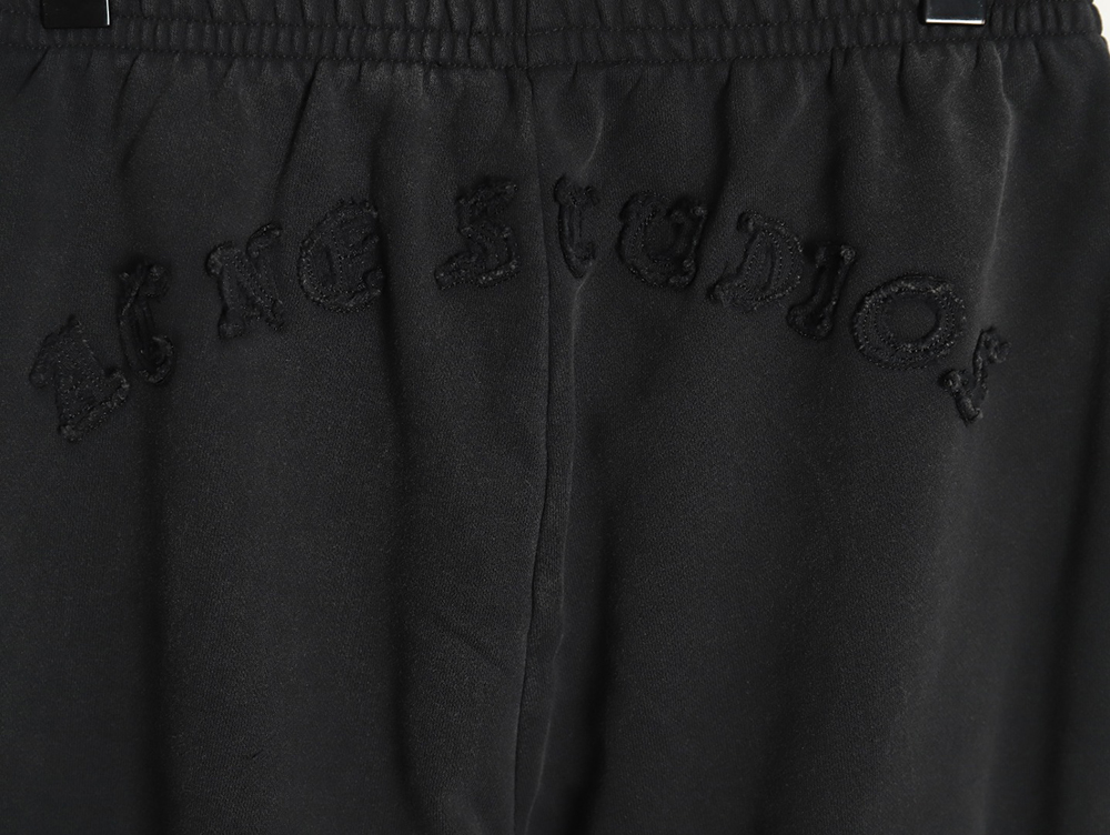 Acne Studios embroidered logo lettering relaxed straight-leg track pants TSK1