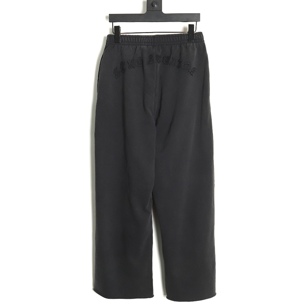 Acne Studios embroidered logo lettering relaxed straight-leg track pants TSK1