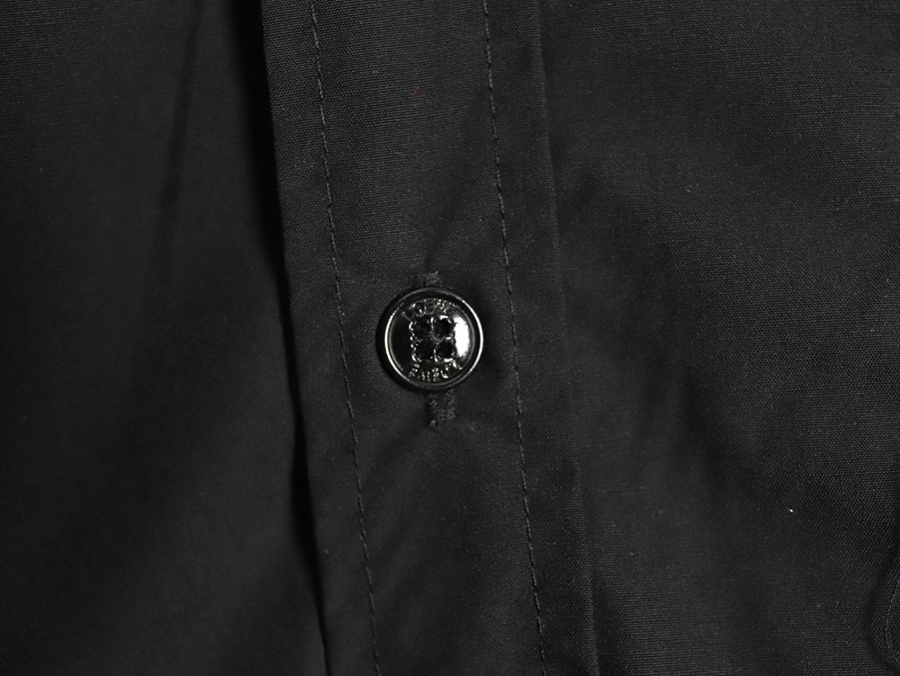 Loewe logo three-dimensional offset laminated long-sleeved shirt TSK1