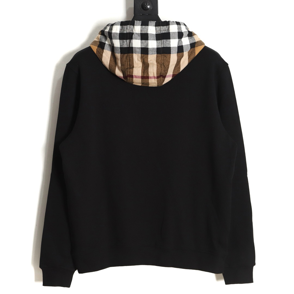 Burberry Checked Hooded Sweatshirt TSK2