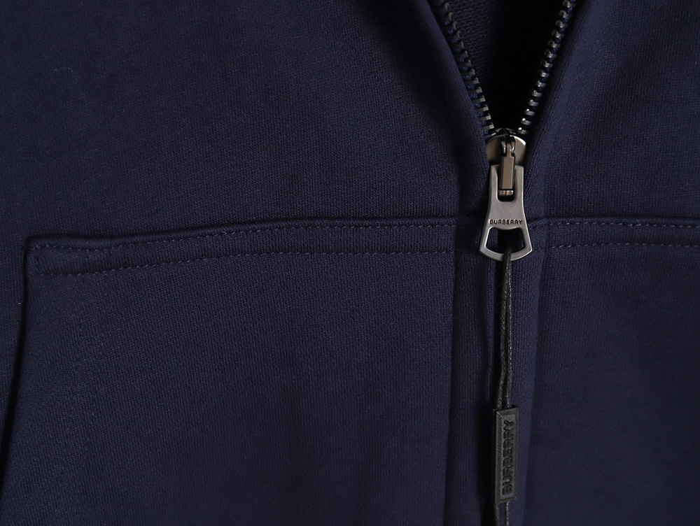 Burberry B Check Hooded Zip-Up Hoodie TSK2