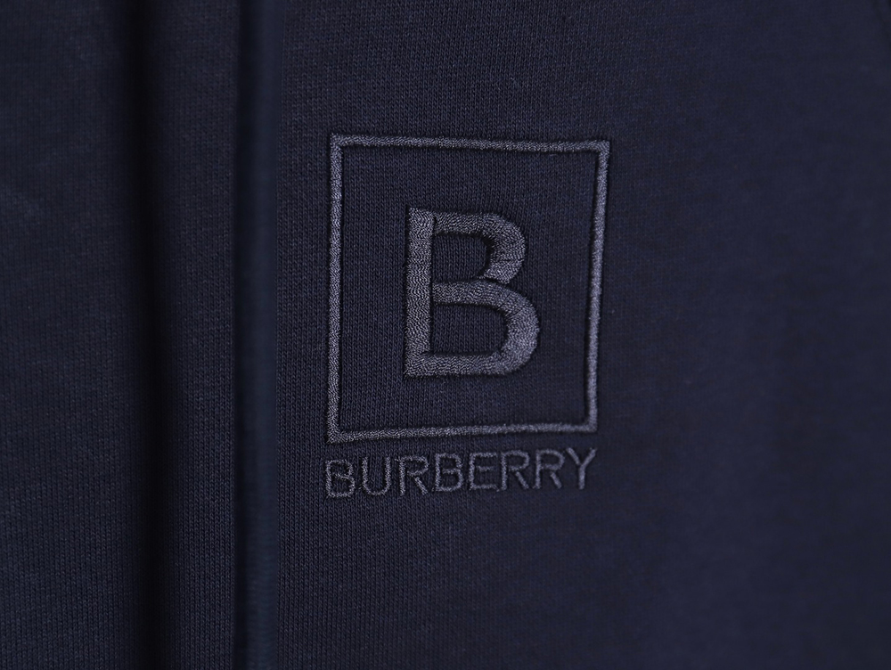 Burberry B Check Hooded Zip-Up Hoodie TSK2