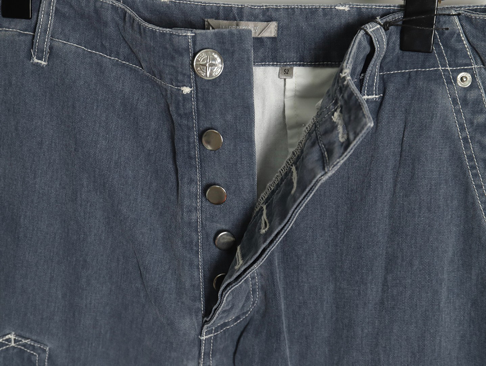 Dior x Stone island co-branded pocket denim trousers