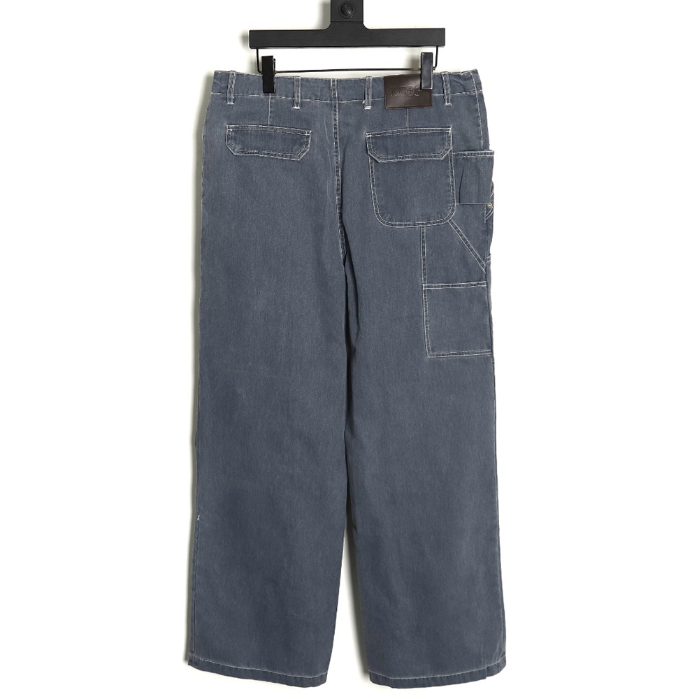 Dior x Stone island co-branded pocket denim trousers