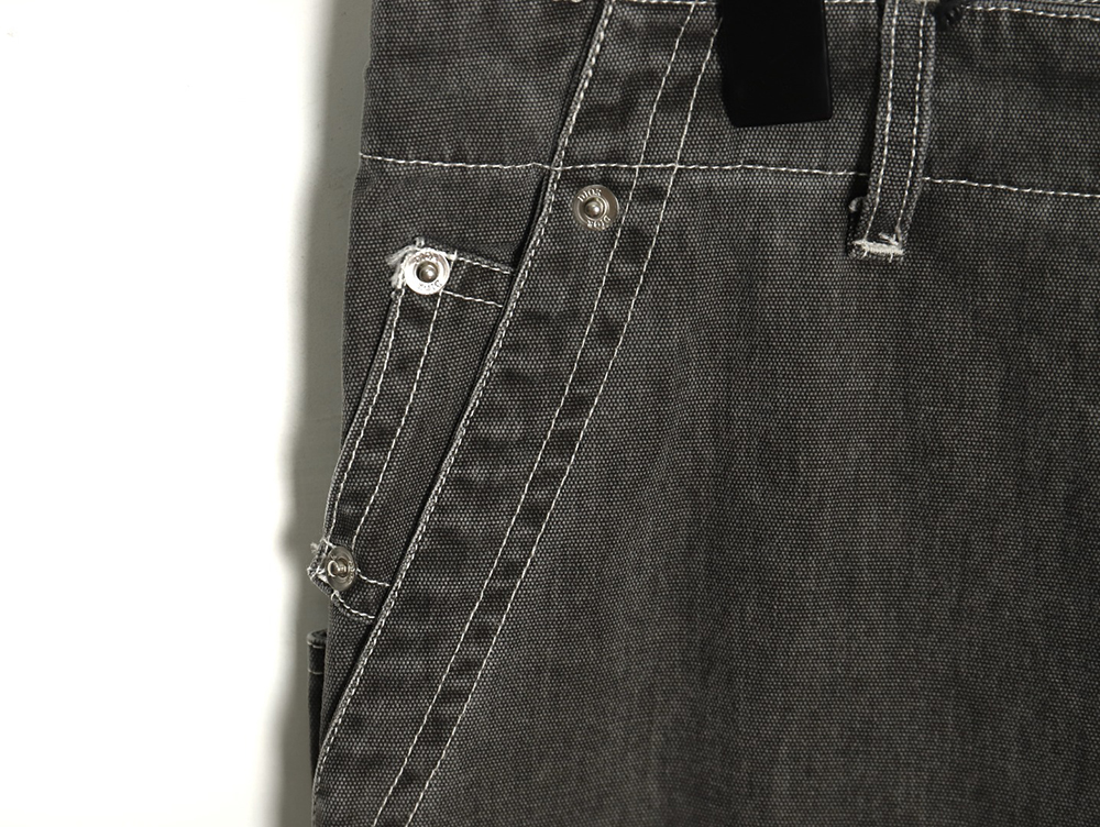 Dior x Stone island co-branded pocket denim trousers TSK1