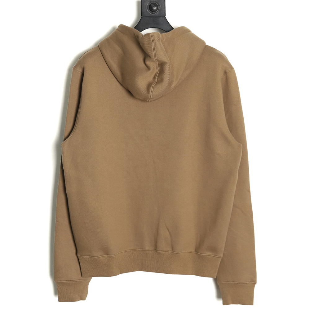 Dior CD monogram embroidered fleece hoodie TSK1
