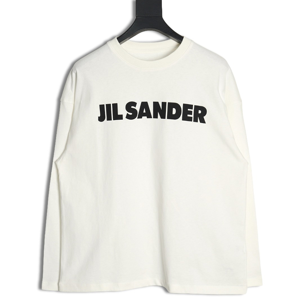 JIL SANDER Lettering Print Long Sleeve T-Shirt