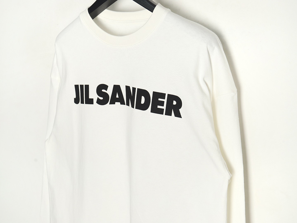 JIL SANDER Lettering Print Long Sleeve T-Shirt