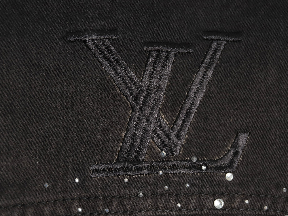 Louis Vuitton Gypsophila hot diamond embroidery denim jacket TSK1