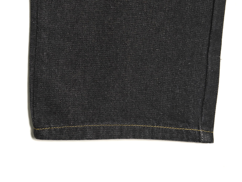 Louis Vuitton co-branded NIGO patchwork contrast denim trousers
