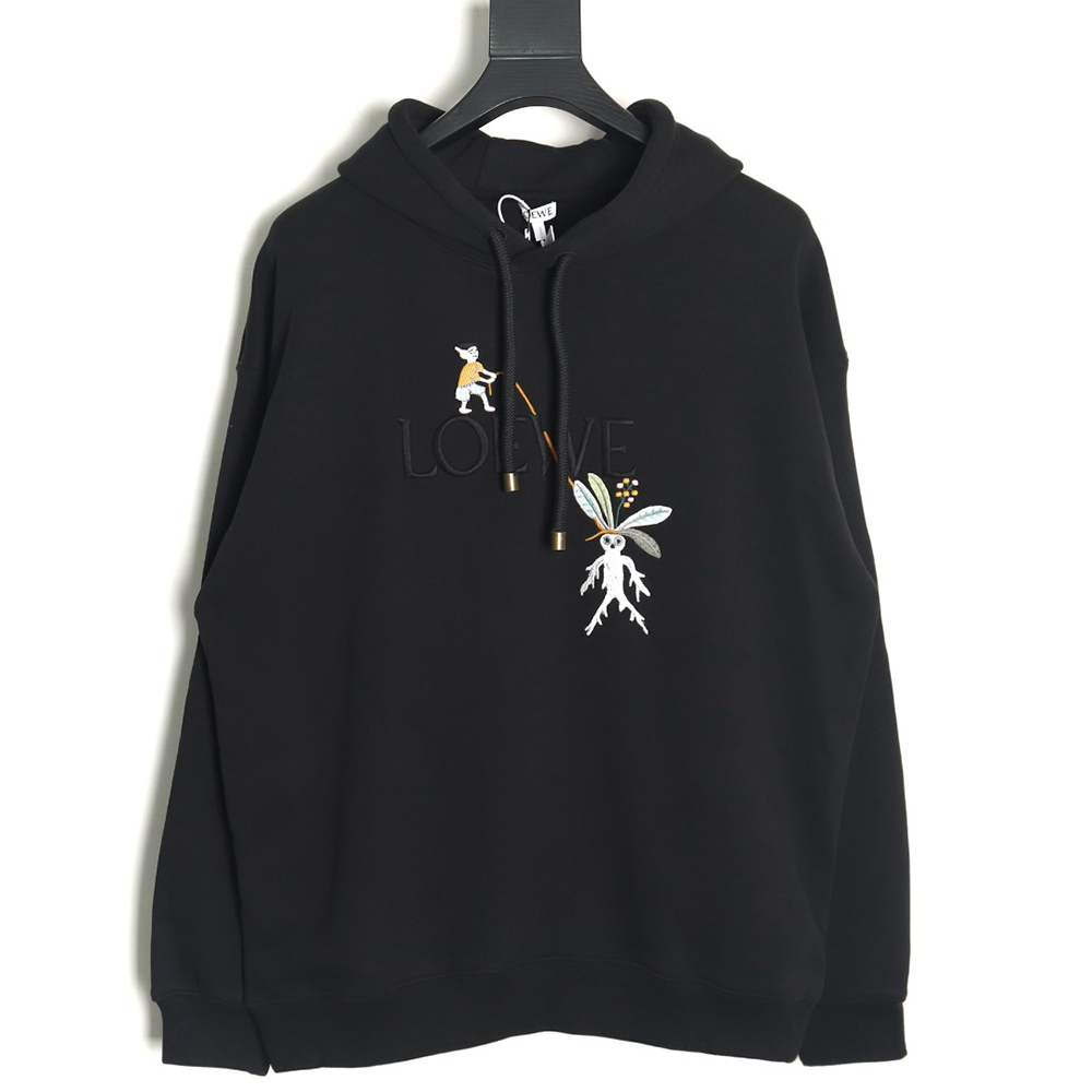 LOEWE x Suna Fujita embroidered hooded sweatshirt