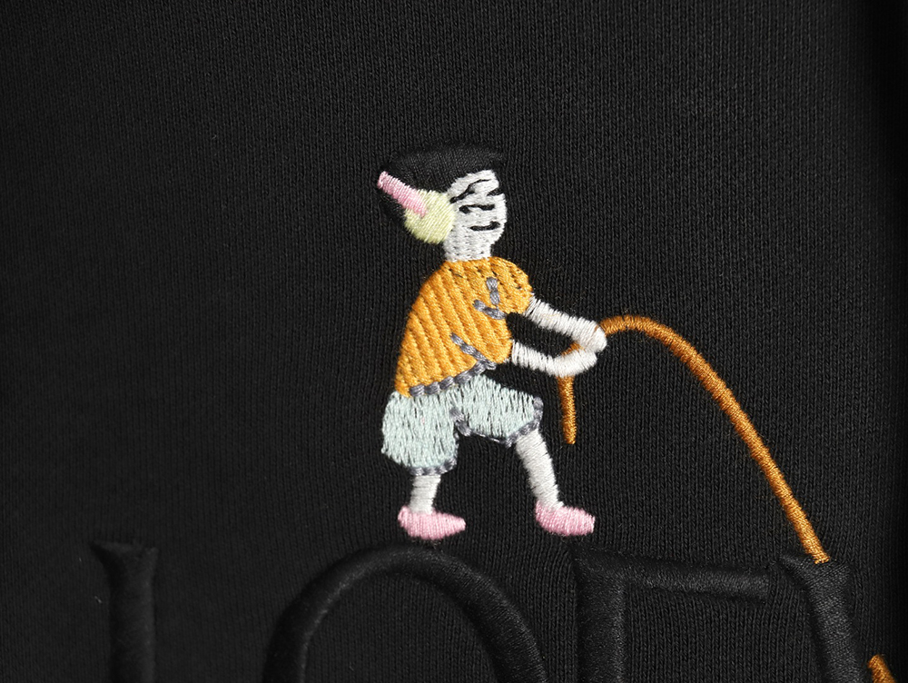 LOEWE x Suna Fujita embroidered hooded sweatshirt
