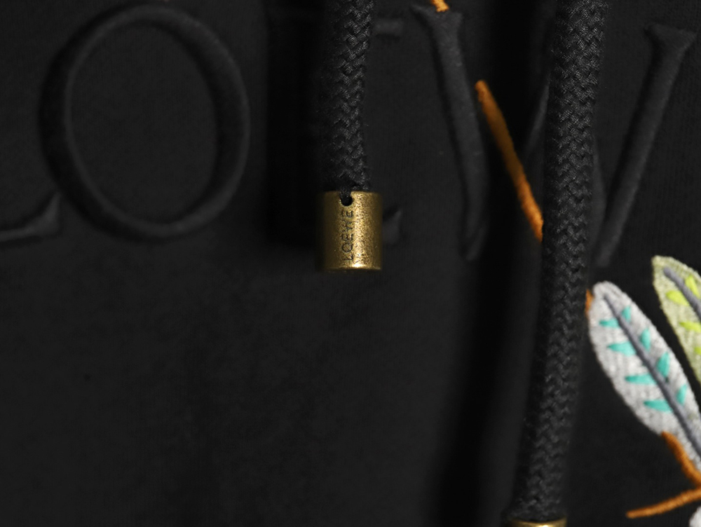 LOEWE x Suna Fujita embroidered hooded sweatshirt