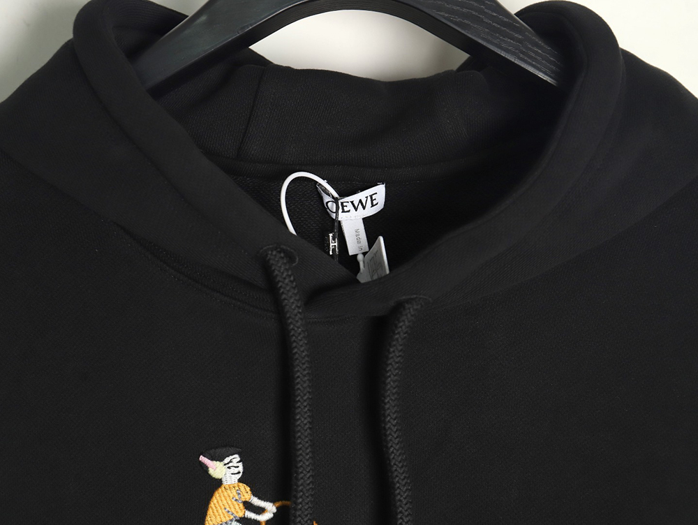 LOEWE x Suna Fujita embroidered hooded sweatshirt