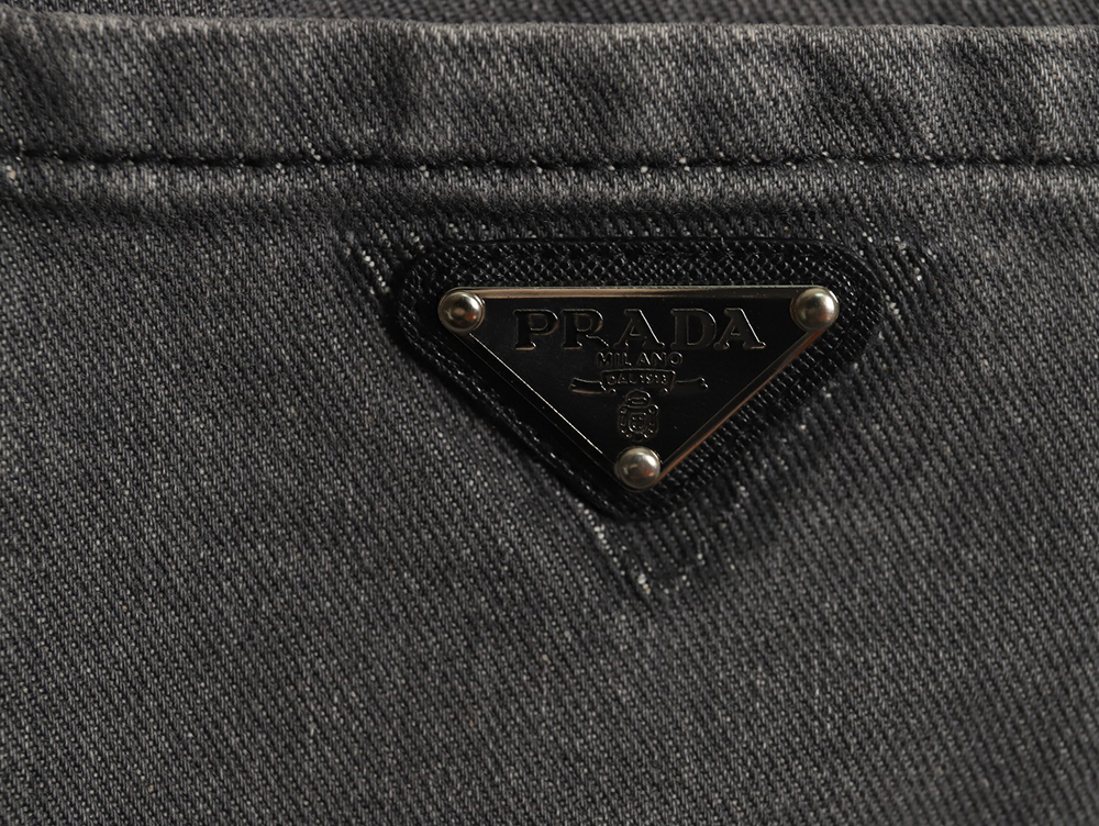 Prada Denim Zip-Up Jacket