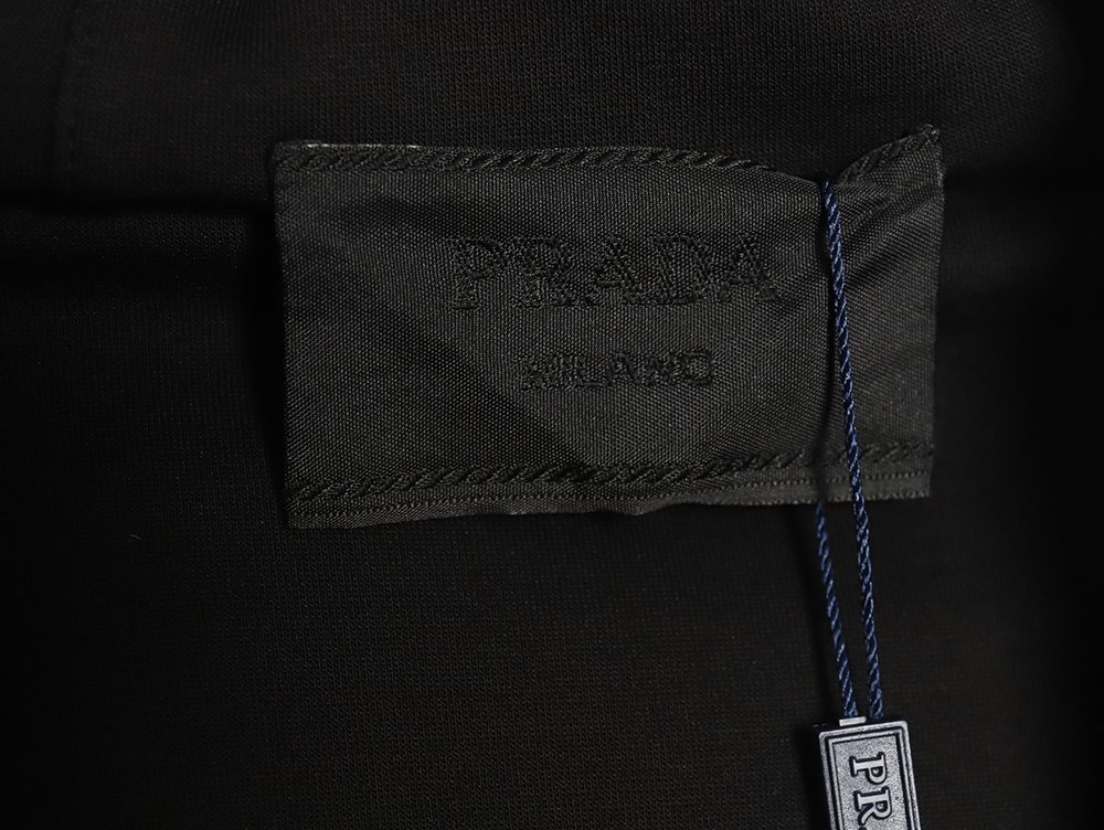 Prada Chest Embroidered Logo Hoodie