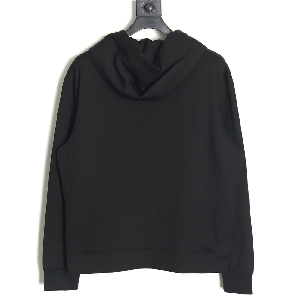 Prada Chest Embroidered Logo Hoodie