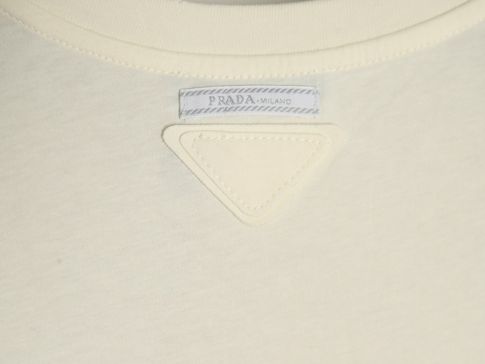 Prada classic logo print long sleeve T-shirt TSK1