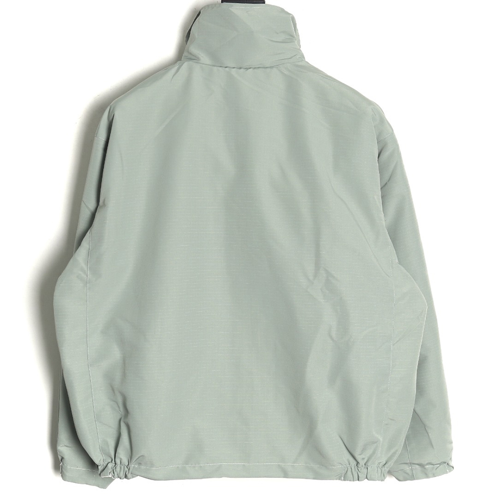 Gucci Red and Green Web Double-sided Windbreaker Hooded Jacket TSK1