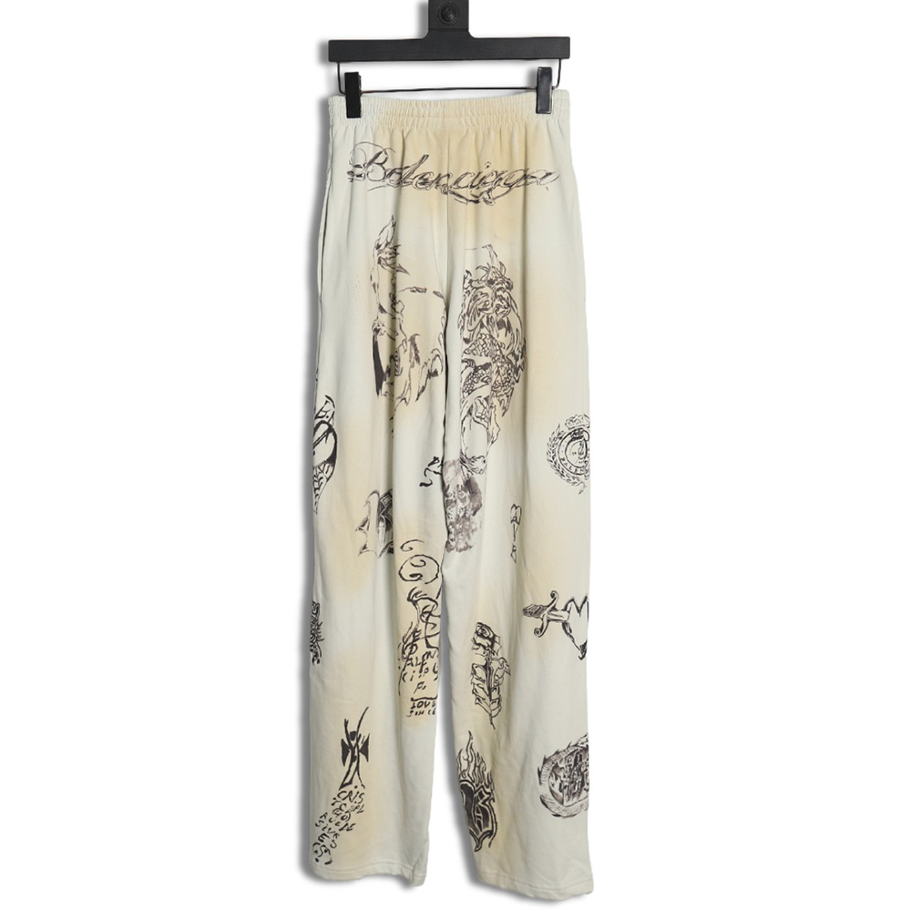 Balenciaga graffiti trousers