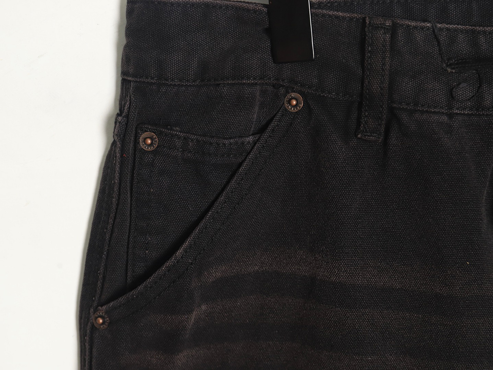 Balenciaga distressed denim trousers with ripped pockets