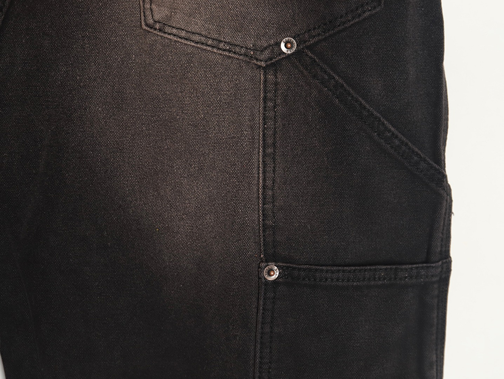 Balenciaga distressed denim trousers with ripped pockets