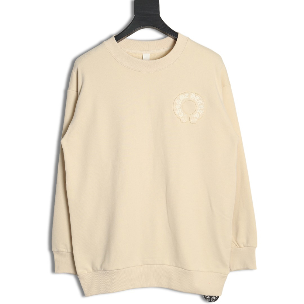 Chrome Hearts distressed burnout patch sweatshirt