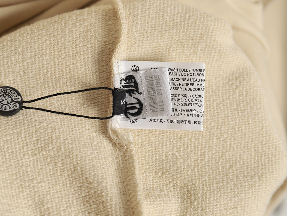 Chrome Hearts distressed burnout patch sweatshirt