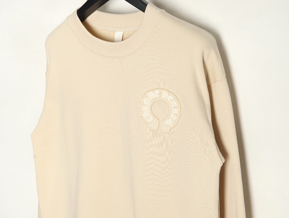 Chrome Hearts distressed burnout patch sweatshirt