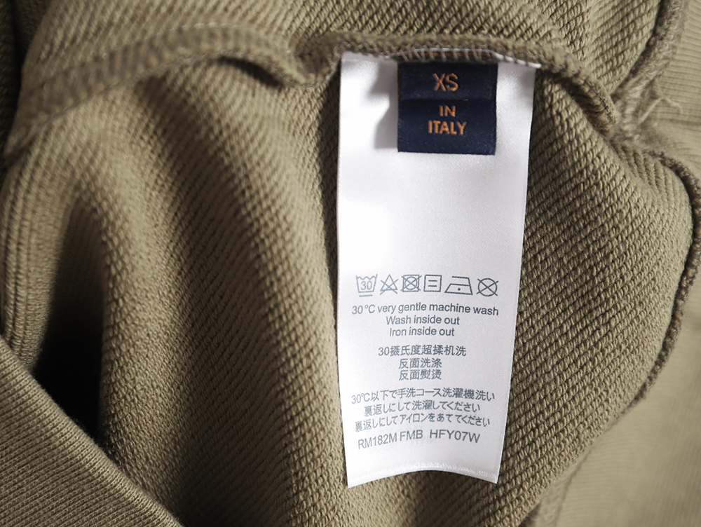 Louis Vuitton Fake Pocket Lettering Print Crew Neck Sweatshirt TSK1