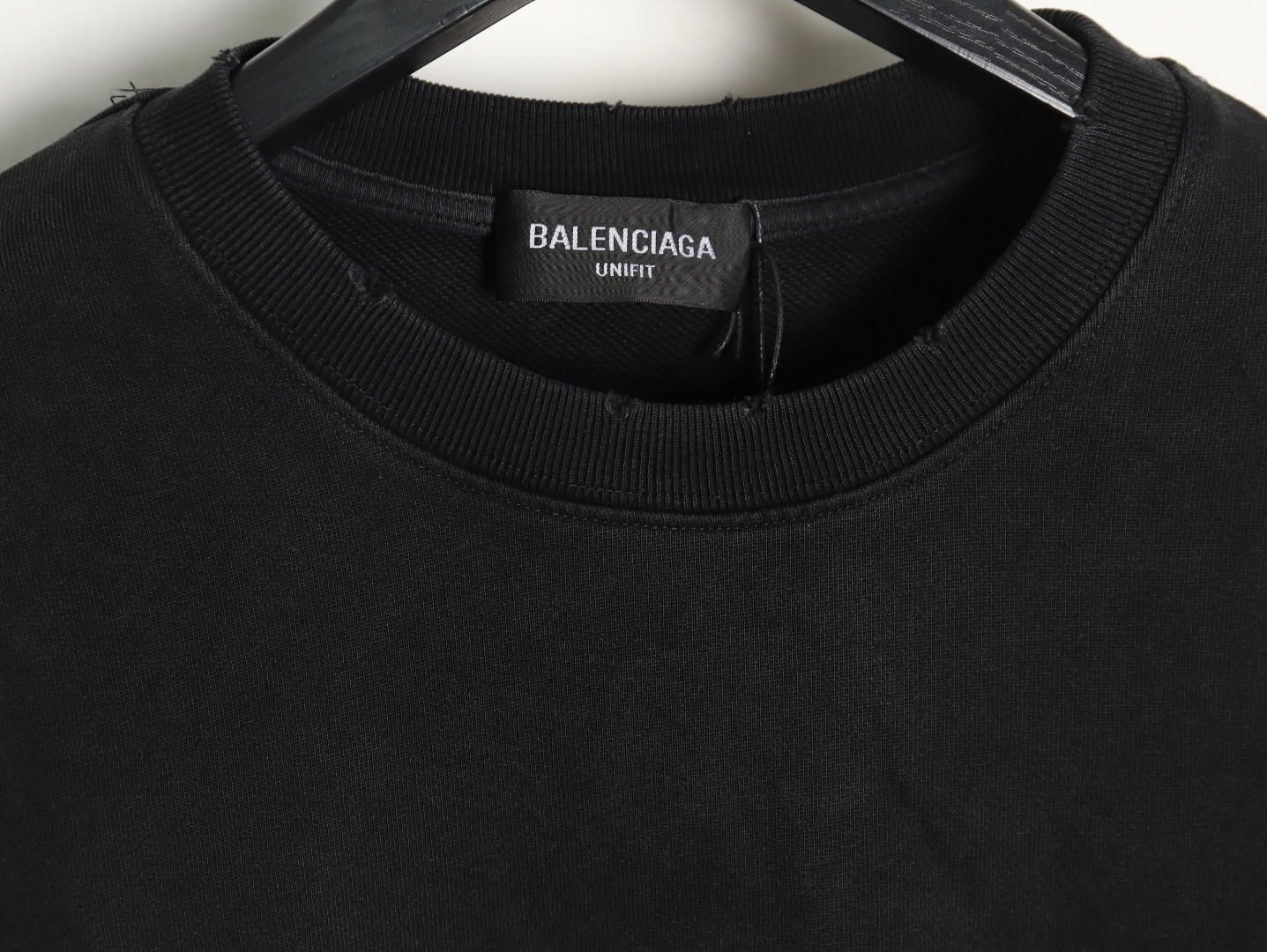 Balenciaga Hand-painted Luminous Print Crewneck Sweatshirt
