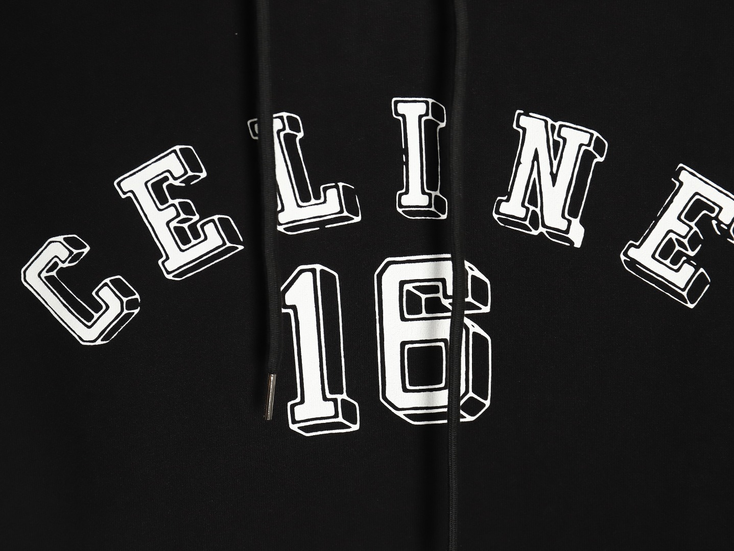 Celine Letter Print Hoodie