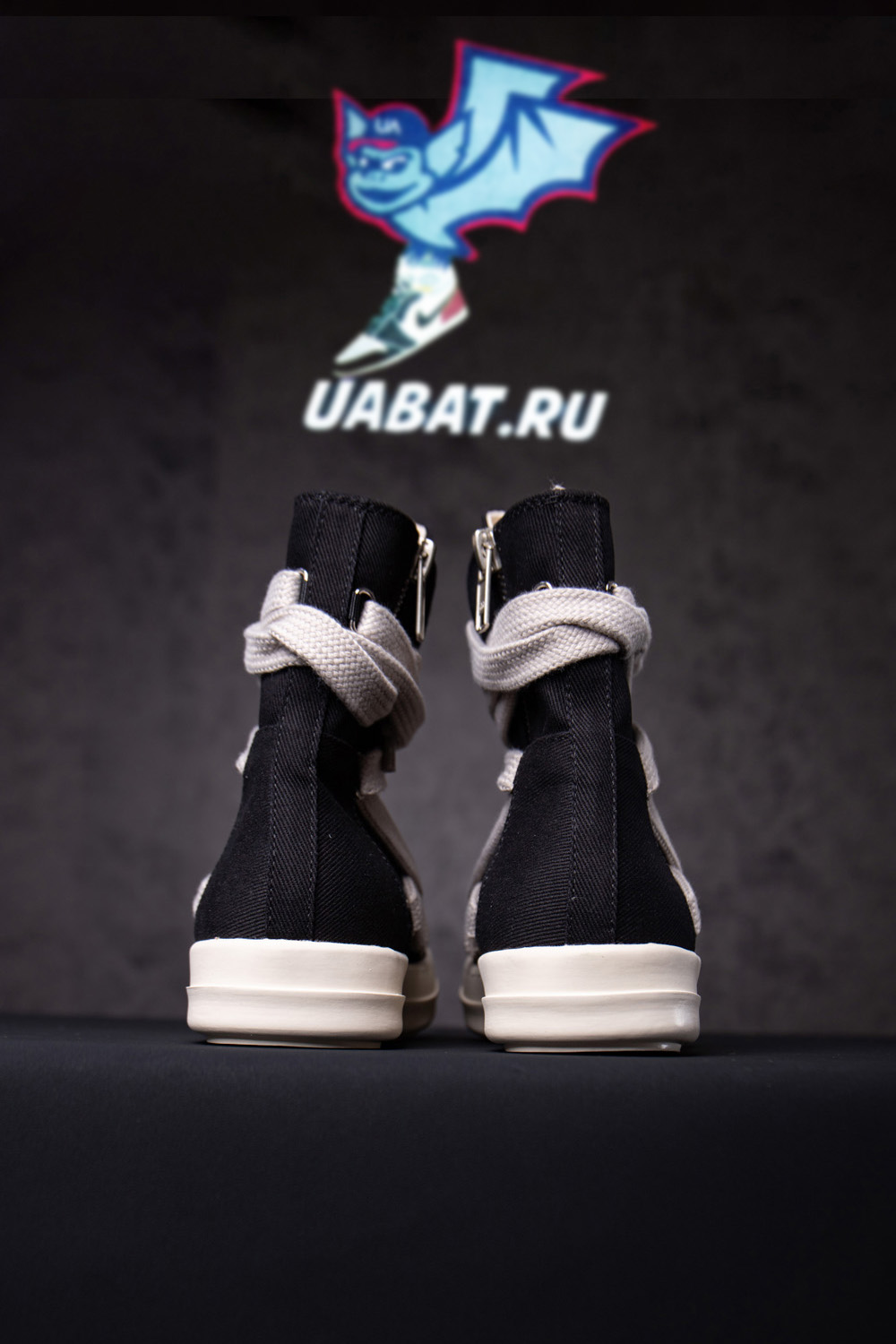 Rick Owens DRKSHDW Luxor Hexa High 'Black Milk'