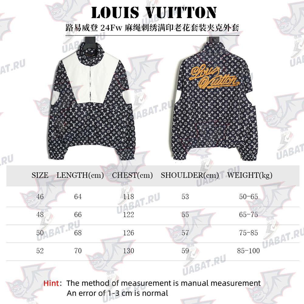 Louis Vuitton Rope Embroidery Monogram Jacket TSK1