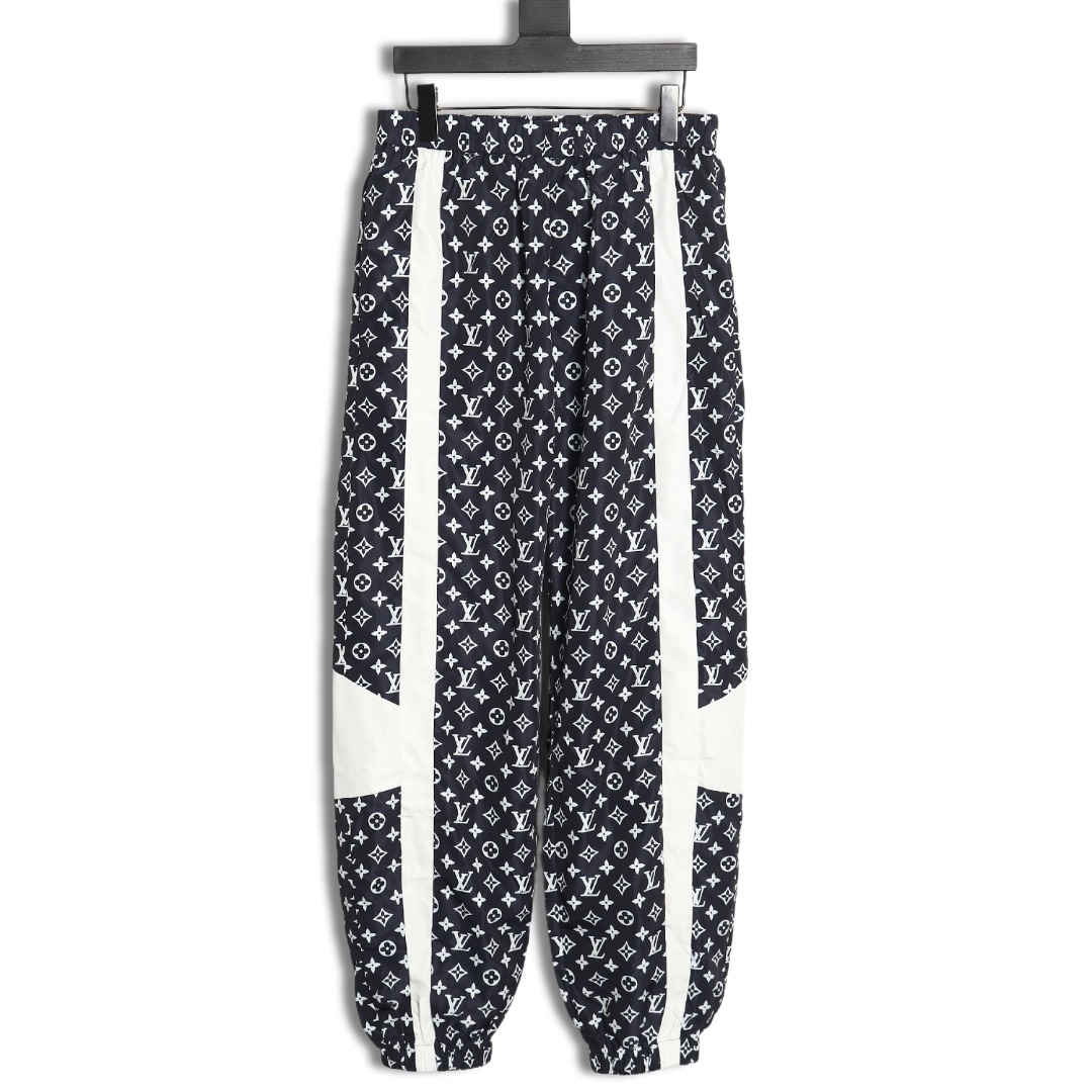 Louis Vuitton monogram print trousers TSK1