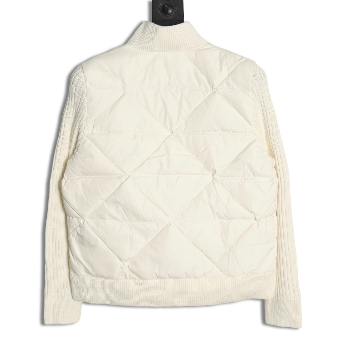 Prada diamond down patchwork jacket