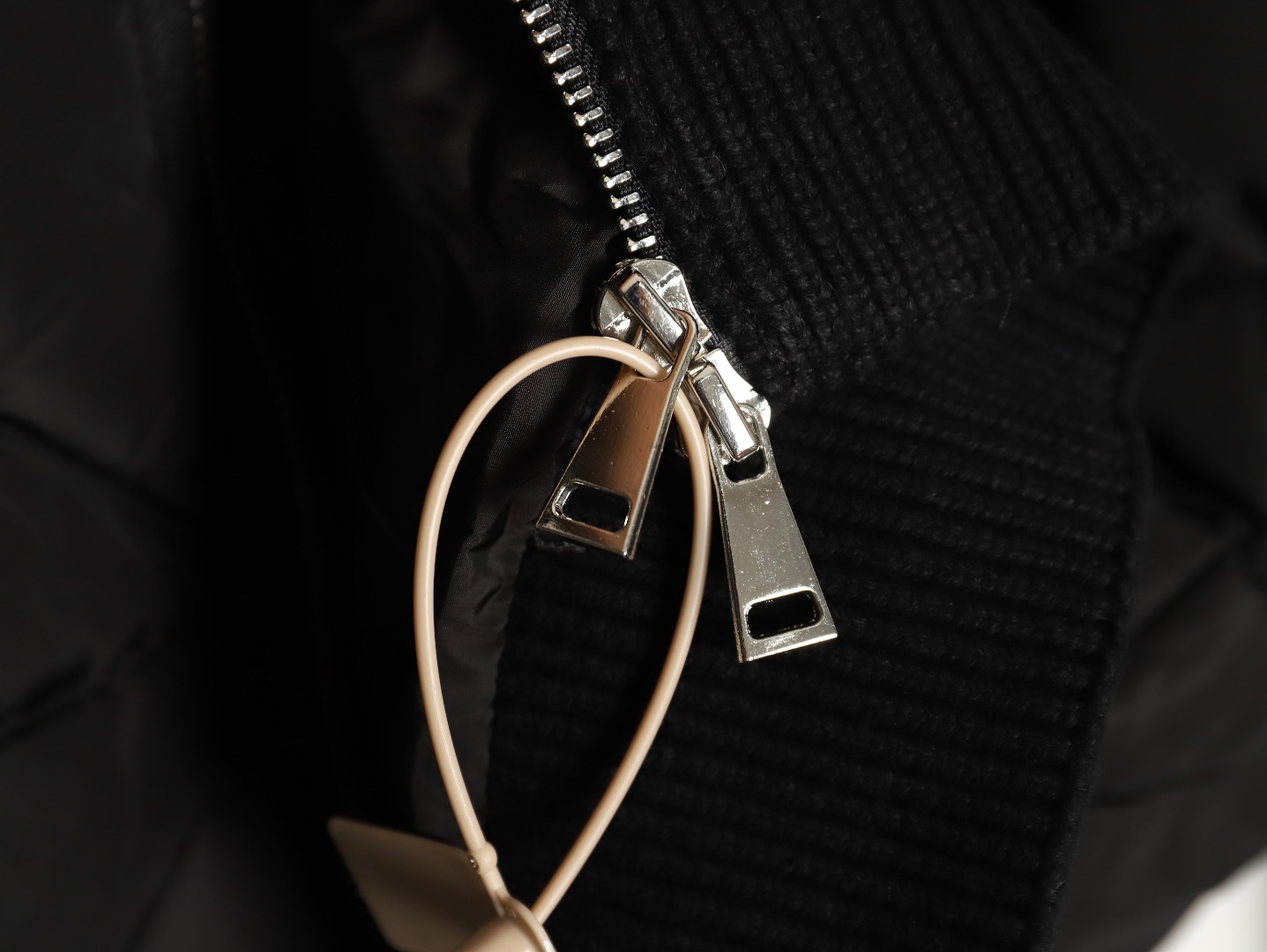 Prada diamond down patchwork jacket TSK1