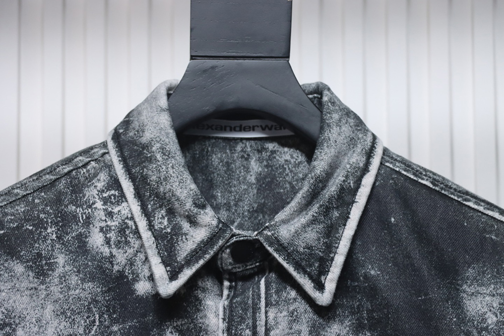 Alexander Wang distressed printed jacket