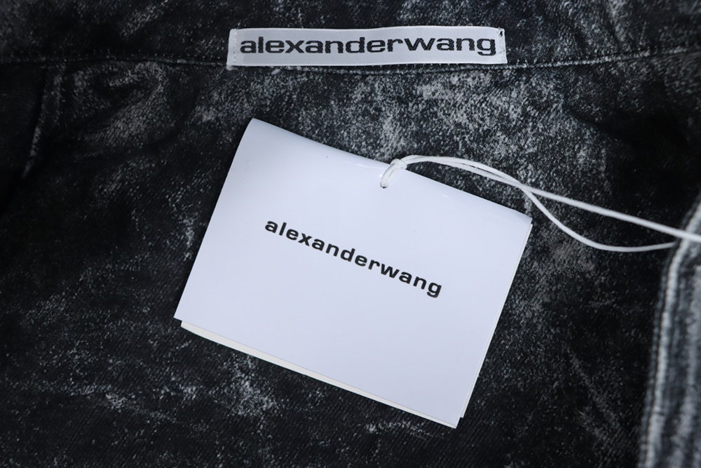 Alexander Wang distressed printed jacket
