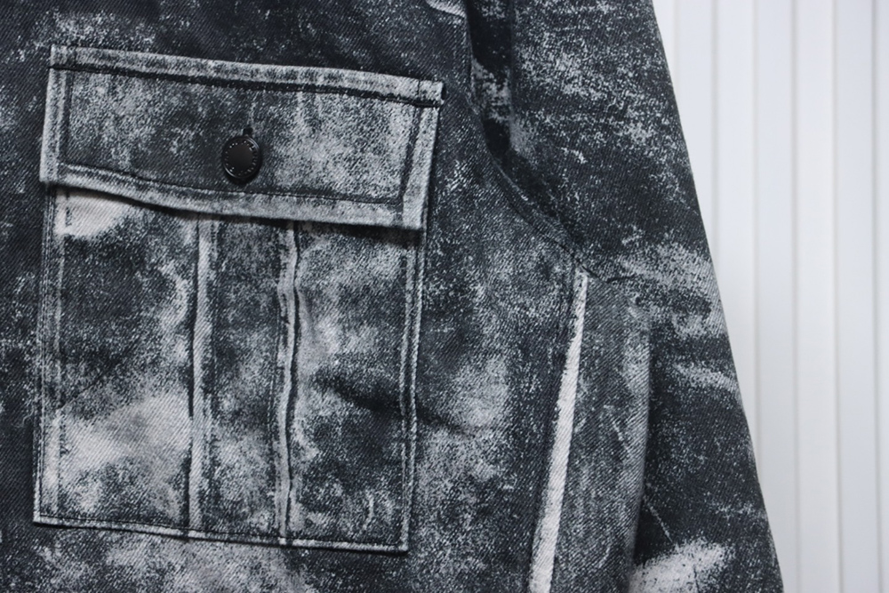 Alexander Wang distressed printed jacket