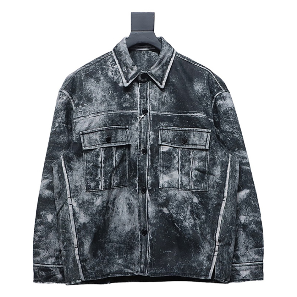 Alexander Wang distressed printed jacket