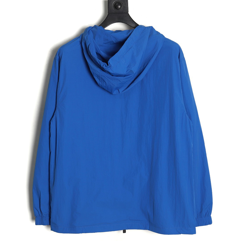 Burberry Warhorse Embroidered Thin Hooded Trench Jacket