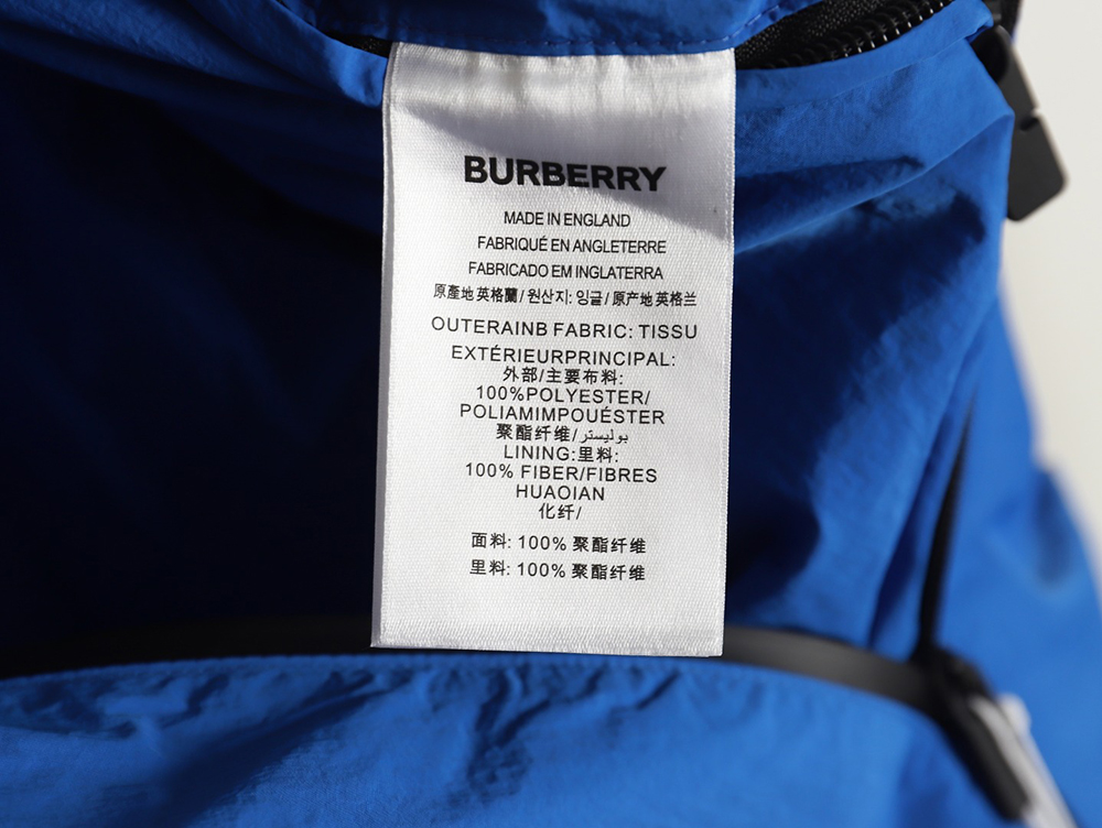 Burberry Warhorse Embroidered Thin Hooded Trench Jacket