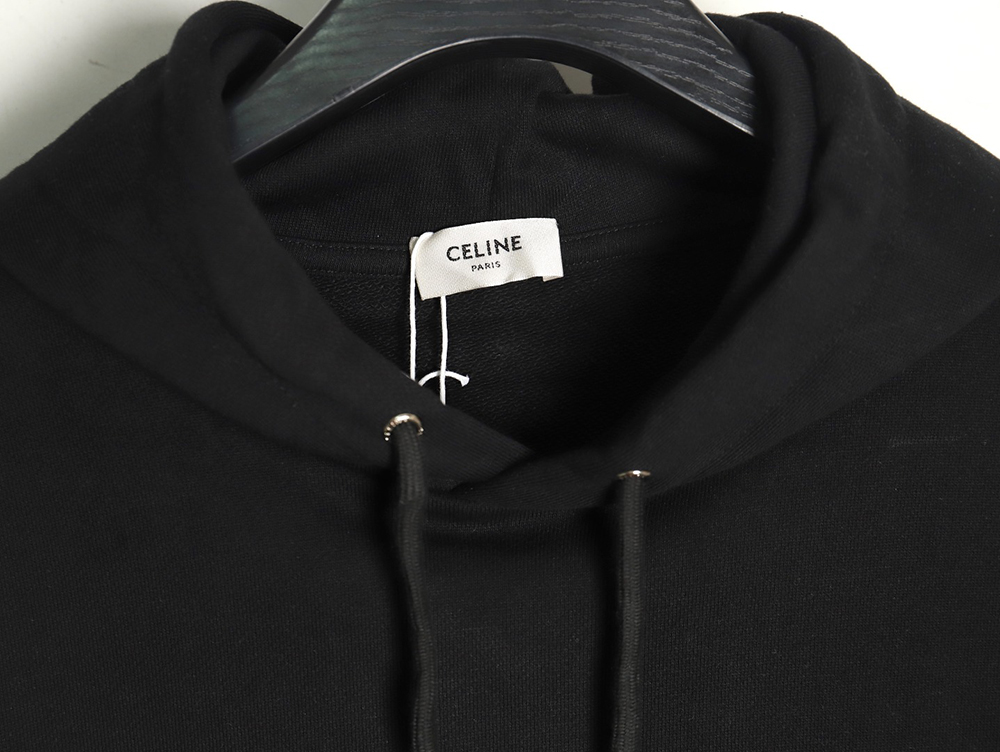 Celine Rivet Diamond Lettering Hoodie