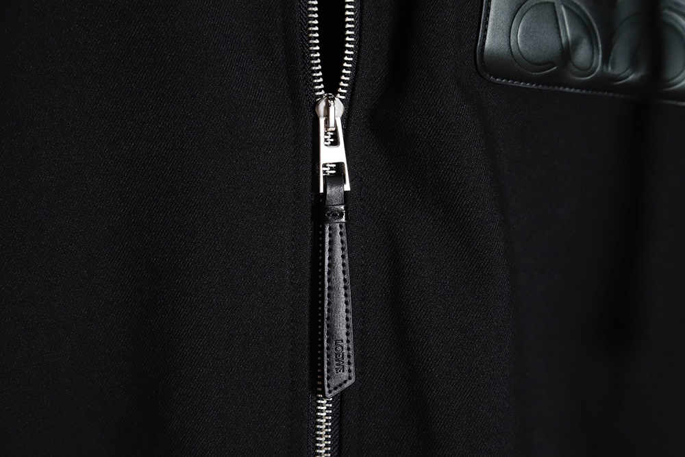 Loewe trench coat with leather patch on chest