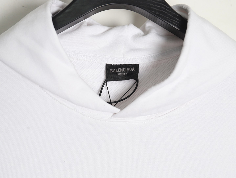 Balenciaga distressed tape hoodie