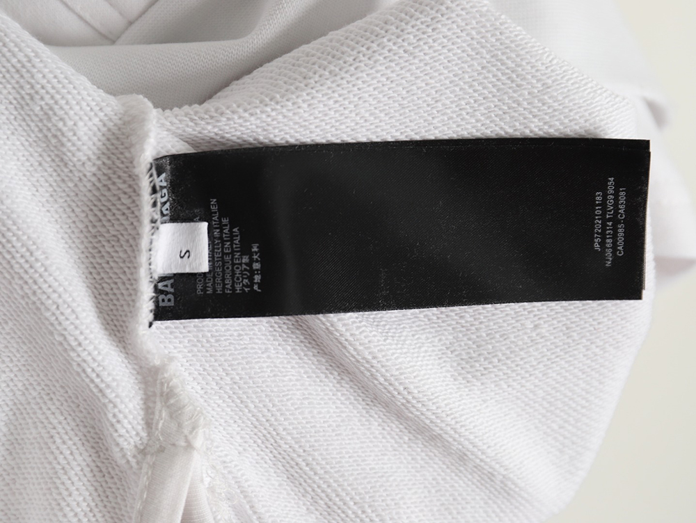 Balenciaga distressed tape hoodie