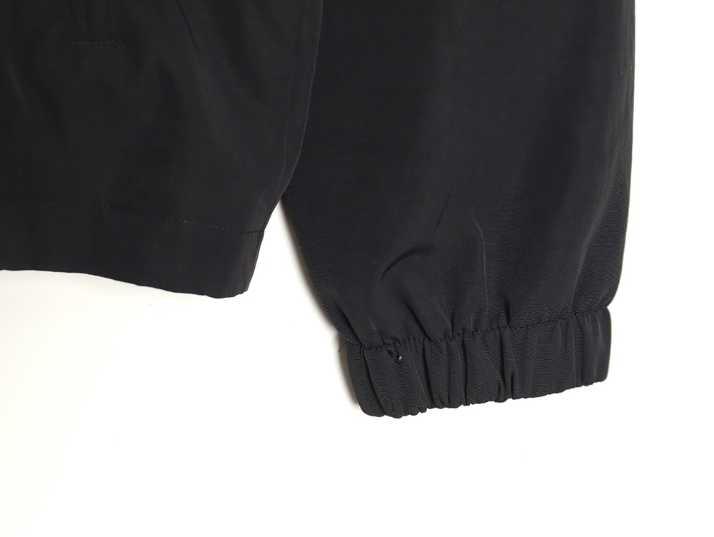 Dior letter embroidered hooded trench coat TSK1